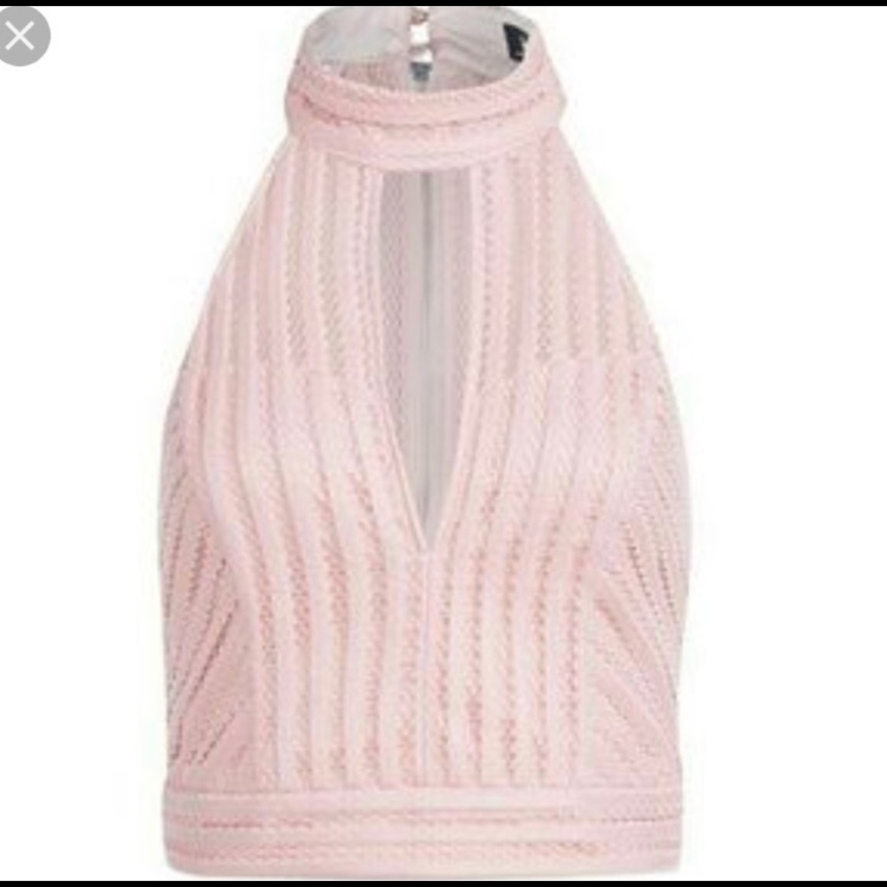 Bardot Pink Crop Top. New with tags - Picture 2 of 4